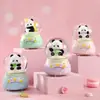 Adornos Creativos Lindos de Bola de Agua Luminosa para Escritorio de Mascotas, Adornos de Decoración Electrónica con Luz de Bola de Cristal de Animal de Papas Fritas Lindas