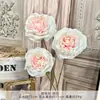 Materiales Florales Rosas, Flores Artificiales, Decoración de Salón de Bodas, Habitación de Boda, Arreglos Florales para Pisos de Hotel, Flores de Hortensia Artificiales, Paisajismo