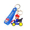 Llavero Colgante de Dibujos Animados de Mario de Carreras para Pareja Lindo Colgante para Mochila Escolar Pequeño Regalo Llavero de Coche Venta al por Mayor
