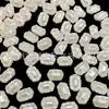 12*16mm Perla de Imitación Espejo Mágico Retro Espejo de Belleza Pulsera DIY Cadena de Teléfono Colgante para Coche Accesorios de Perlas de Moda