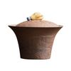 Xiangyun chayote Ercai Gai Bowl Old Rock Mud Vintage Home Tea Bowl com tampa Chávena de chá Cerâmica Kung Fu Tea Set