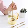 Cuchara Mezcladora Larga de Acero Inoxidable, Cuchara Pequeña para Sopa, Cuchara para Condimentos y Café, Cuchara Creativa Extendida para Hielo, Cuchara de Pétalo para Postre y Miel