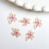 Nuevos accesorios para uñas de flor de lirio de cristal de hielo con tallado suave, resina degradada, flor de simulación, accesorios para uñas súper hada DIY