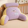 Cojín de cabecera lindo para sofá, soporte lumbar para sofá, dormitorio, respaldo grande para cama, almohada de oficina, cojín