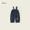 Pantalones de Estilo Nuevo para Primavera y Otoño para Niños y Niñas, Pantalones Sueltos y Cómodos Estilo Bebé, Overoles de Mezclilla Estilo Coreano para Niños Pequeños y Medianos