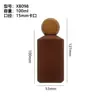 Botella de Vidrio para Perfume Aterciopelada, Botella Vacía Transparente de 100 ml, Procesamiento Personalizado, Botella Dispensadora de Muestras de Perfume, Tapa de Perfume Aterciopelada