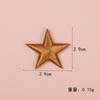 Pegatina de tela con forma de estrella de cinco puntas, diseño creativo de estrella bordada, ideal para decorar ropa del hogar, zapatos y calcetines, con etiqueta bordada.