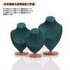 Expositor de retratos de madera maciza para collares, pulseras, colgantes, modelos de cuello, forma humana, soporte para joyas, accesorios para puestos en vivo