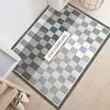 Felpudo Minimalista Estilo Nórdico para Puerta de Entrada, Sala de Estar, Dormitorio, Mesita de Noche, Cocina, Baño, Felpudo Antideslizante, Alfombra, Felpudo
