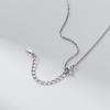 Colar Nalan Prata S925 Novo Estilo Chinoiserie Luxo Acessível Design Fashion Diamante Jade Cabaça Y01883