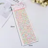 Adesivos DIY de Céu Estrelado Coloridos Grandes Transfronteiriços, Adesivos de Pedras Preciosas, Adesivos de Recompensa de Coração, Adesivos de Diamante para Rosto de Cristal