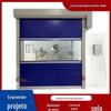 Divisória de canal de oficina liga de alumínio elevação automática porta de rolamento rápido câmara fria isolamento indução PVC porta rápida