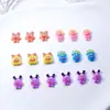 Monstruo Divertido de Boca Grande Dibujo Animado Joyería para Uñas Diamante de Resina Boca de Salchicha Accesorios para Uñas Portátiles Funda para Teléfono Móvil Pequeños Accesorios DIY