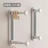 Estante Organizador de Almacenamiento para Ropa, Colgador Telescópico sin Taladro para Montar en Pared para Balcón, Organizador de Barra para Colgar Ropa