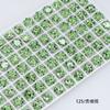 Rhinestones Octagonales Corte Rosa Dongzhou de 8 mm, Rhinestones Brillantes K9 con Base Puntiaguda, Nuevas Decoraciones para Uñas, Rhinestones para Accesorios de Aretes DIY