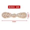 Botones de Rana de Metal para Cheongsam, Botones para Traje Tang y Hanfu, Botones Redondos de Estilo Étnico de Alta Gama para Ropa, Botones de Cola Larga para Cárdigan