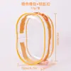 Capa Protetora para Boneca de Vinil de 18cm PVC Altamente Transparente Periférico de Anime Boneca de Algodão Multi-Color Bolsa de Passeio para Bebê Pode Ser Pendurada