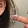 Brincos Redondos de Zircônia Banhados a Ouro Real 18K, Brincos de Alta Qualidade Exquisitos e Versáteis, Brincos Elegantes de Luxo Acessível para Mulheres