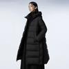 Chaqueta de Plumas Estilo Colcha Larga y Gruesa Transfronteriza 90% Pluma de Pato Blanca para Mujer, Invierno 2026 Suelta Acolchada Chaqueta Puffer de Pareja