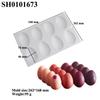 Shen Hong Páscoa 8 Ovos Onda Ovos de Dinossauro Forma de Bolo Mousse Chocolate Knock Music Silicone Assar