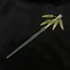 Nuevo Clip de Borla de Hoja de Bambú Estilo Nacional Chinoiserie Pinza de Tiburón Grande Estilo Antiguo para el Cabello en la Parte Posterior de la Cabeza de las Mujeres Joyería de Cabeza de Alto Nivel de la Dinastía Han