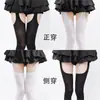 Medias de tirantes finas de verano hasta la rodilla, Medias negras sexys para mujer, Leggings Y2K de chica hot, Medias blancas de terciopelo Puro Deseo
