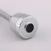 Grifo de Cocina a Prueba de Salpicaduras con Potenciador de Presión, Aireador Universal, Tubo de Extensión de Acero Inoxidable y Boquilla Potenciadora de Presión