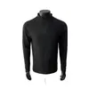 Nueva camisa de hombre de manga larga, con medio cierre, cuello alto y forro polar: sencillo, color liso, elástico, cómodo, adecuado para ir al trabajo, uso diario y se puede usar como capa exterior o capa base