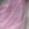 Malha Suave Rígida Brilho Brilhante Tecido de Malha Tecido com Lantejoulas Vestidos de Casamento Vestidos de Noite Véus Tecido para Roupas
