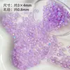 DIY Cuentas de Arroz Facetadas Circonita Cuentas de Cristal Transparente Pulsera con Cuentas Collar Accesorios de Joyería Hechos a Mano Material