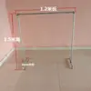 Soporte para Colgar Tocino Bastidor Secador de Tubería de Agua Galvanizada Protector Solar de Piso Varilla para Colgar Secado de Colchas Estante de Secado de Balcón