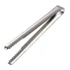 Pinzas para hielo de barra de acero inoxidable 304 engrosado, pinzas de cocina para servir frutas en casa, pinzas para comida y barbacoa estilo coreano