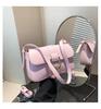 Bolso Cruzado Pequeño Cuadrado de Hombro Único para Mujer, Casual Simple Elegante, Estilo Francés de Moda, Nueva Moda 2025