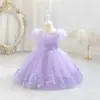 Vestido para Niña de Comercio Exterior Transfronterizo, Elegante Vestido de Noche, Falda Corta Esponjosa, Tutú para Pasarela Infantil y Piano