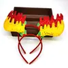 Nueva Banda Navideña para el Cabello 2023 Accesorios Navideños Luminosos Regalo Navideño para Niños Cabeza de Reno Navideño Juguete de Anciano