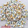 Calcomanía de Corazón de Melocotón Cuentas de Cerámica con Perlas Cuentas de Cerámica Estilo Chino Accesorios Hechos a Mano para DIY Pulsera Accesorios para Collar Material