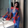 Ropa interior sexy, uniforme de rol, tentación, cosplay, traje de Spider-Man, pasión.