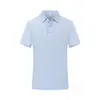 Camisa Polo de Manga Curta com Gola Lapela de Algodão de Fibra Longa de Xinjiang para Homens e Mulheres, Cor Lisa Versátil para Trabalho, Roupa de Grupo com Logotipo Impresso