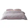 Juego de cama de lujo de alta gama de 1.2 m hecho de tela de algodón cepillado con bloques de color, juego de tres piezas para dormitorio principal, juego de cuatro piezas de algodón puro que incluye sábana bajera, funda de edredón y ropa de cama