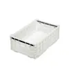 Cesta plegable dorada, cesta de frutas, estante de exhibición de frutas para supermercado, estante, soporte de exhibición, cesta de plástico para uvas, cesta plegable