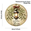 Colgantes Populares Navideños de Estilo Nórdico para Puerta Decoraciones de Pared Feliz Navidad Accesorios Festivos