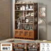 Estante de livros com display multicamadas para sala de estar, sala de chá estilo chinês novo, armário de exposição de chá, uso doméstico, econômico