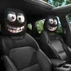 Comercio exterior personalizable divertido emoji impresión de coche funda para reposacabezas estilo universal divertido e interesante funda universal para reposacabezas venta al por mayor