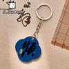Chaveiro de caligrafia com palavras inspiradoras pingente de mochila infantil em acrílico chaveiro decorativo DIY recompensa pequeno presente