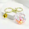 Nuevo Llavero de Arena Movediza Relleno de Aceite Garra de Gato Botella a la Deriva Colgante de Arena Movediza Llavero de Dibujos Animados para Coche Regalo Pequeño Venta al por Mayor