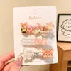 Presilhas de Cabelo Infantis Tema Zootopia Policial Coelho Desenho Animado Fofas Laterais para Meninas