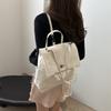 Mochila de Moda Ins de Estilo Coreano Simple y Hermosa para Mujer 2024 Verano Nueva Mochila Casual de Gran Capacidad Personalizada