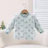 Chaqueta de Algodón para Niños Chaqueta Interior Otoño Invierno Ropa de Algodón Ropa Base Engrosada para Bebé Chaqueta de Algodón para Niños Pequeños Estilo Nuevo Ropa de Algodón de una Sola Pieza