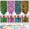 Conjunto de 4 Cores Transfronteiriço Festival de Carnaval Pó Glitter Lantejoula Gel Glitter Corporal Brilho Facial Maquiagem para Olhos Adesivos