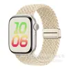 Cierre magnético de metal correa tejida de nailon adecuada para Apple Watch Series 9, 10, 11 y iWatch Ultra